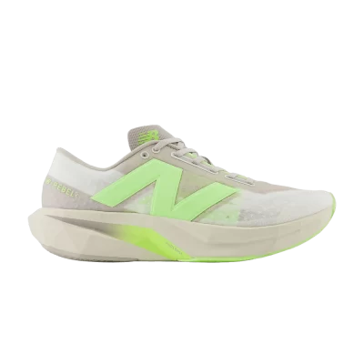 New Balance FuelCell Rebel v4 'Moonrock Bleached Lime Glo'