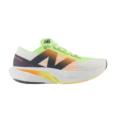 New Balance FuelCell Rebel v4 'White Bleached Lime Glo'