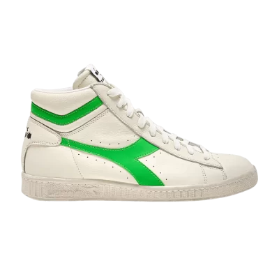 Diadora Game High Flou Waxed 'White Green'