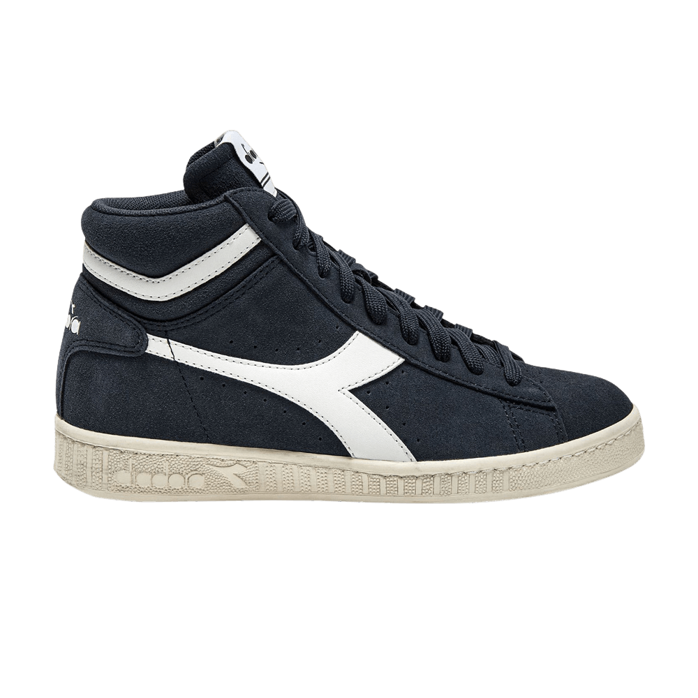 Кроссовки Diadora Game L High Suede Waxed 'Blue Denim'