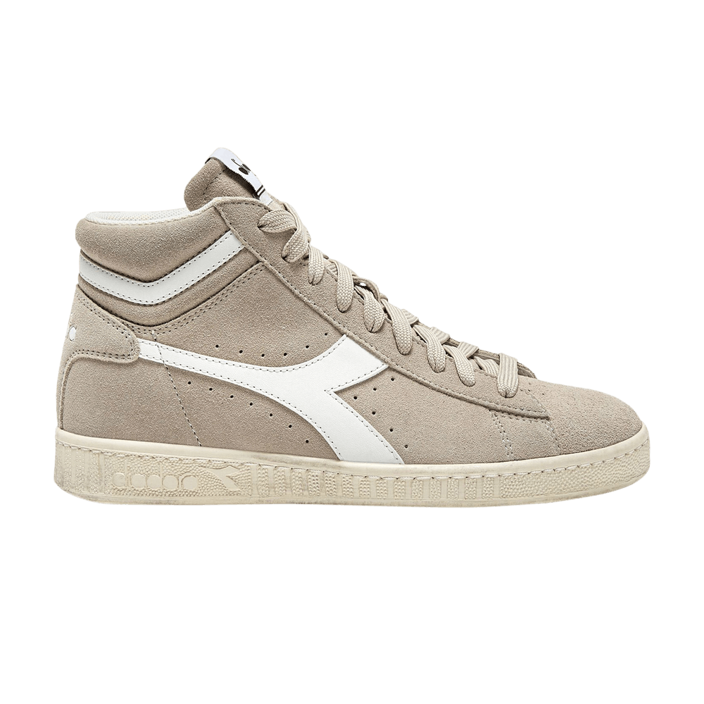 Кроссовки Diadora Game L High Suede Waxed 'Grey Silver'