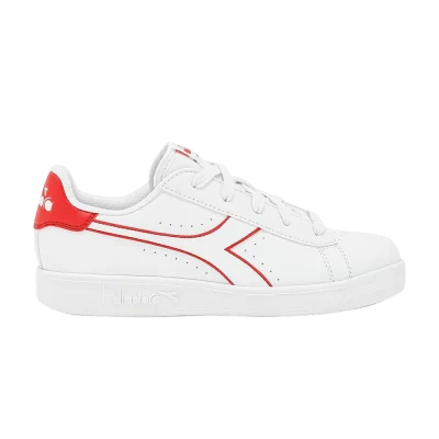 Diadora Game P Big Kid 'White Bittersweet Red'