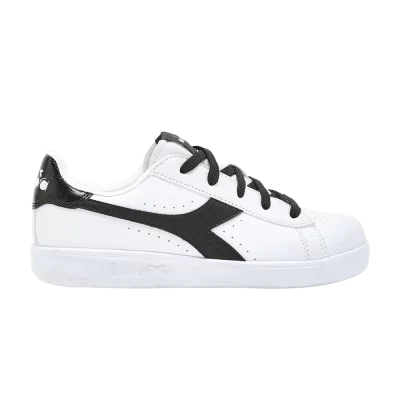 Diadora Game P Big Kid 'White Black'