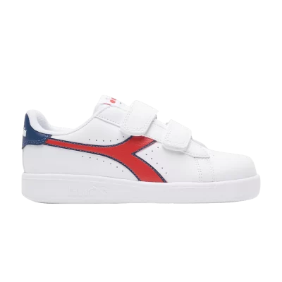 Diadora Game P Little Kid 'White Aurora Red'