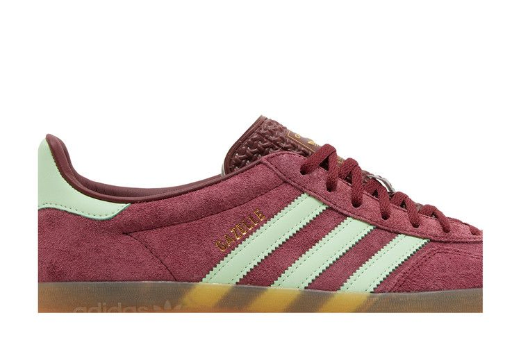 Кроссовки adidas Gazelle Indoor 'Shadow Red Semi Green Spark'