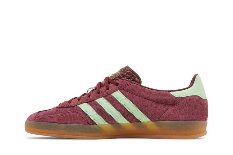 Кроссовки adidas Gazelle Indoor 'Shadow Red Semi Green Spark'
