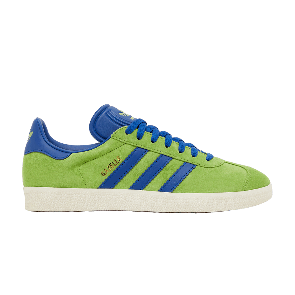 Adidas gazelle lime hotsell