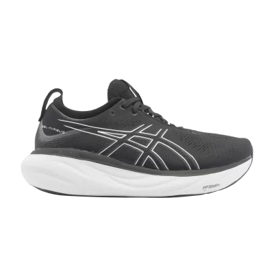 ASICS Gel Nimbus 25 4E Wide 'Black Pure Silver'