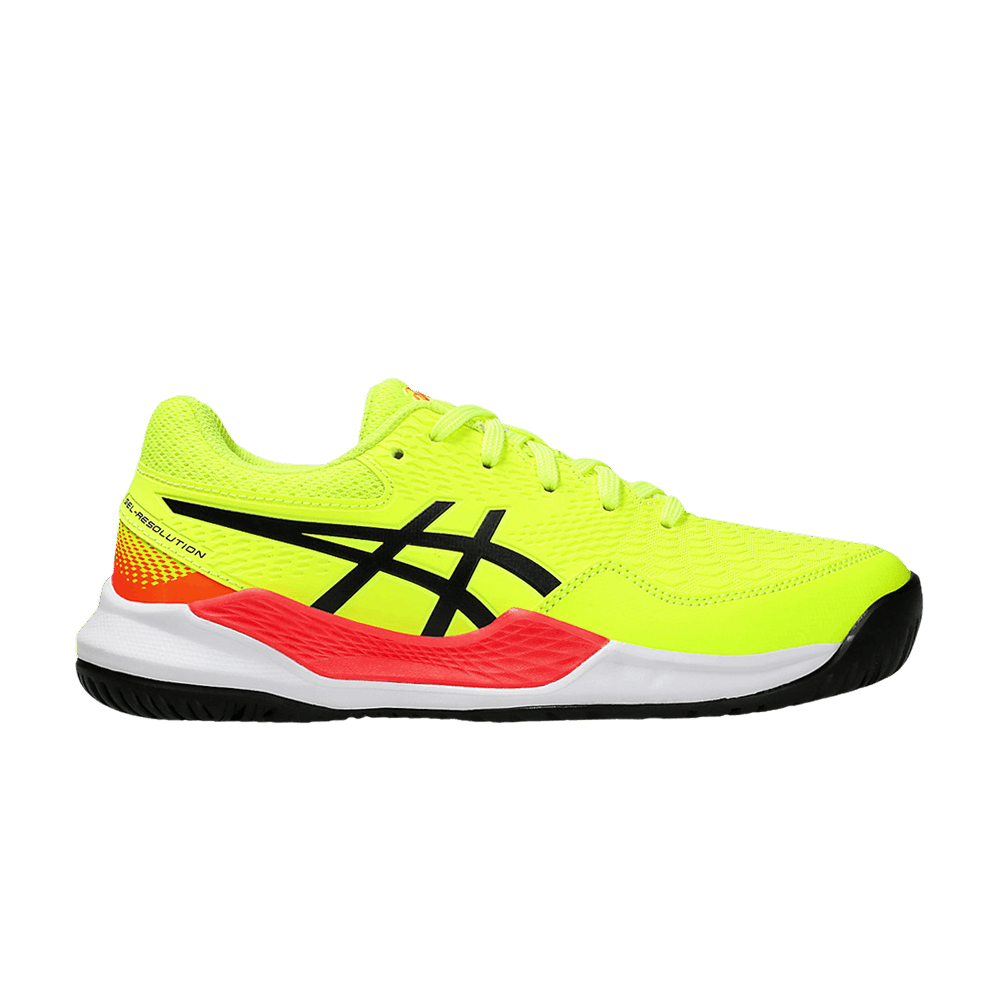 Кроссовки ASICS Gel Resolution 9 GS 'Safety Yellow Black'