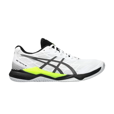 ASICS Gel Tactic 12 2E Wide 'White Gunmetal Volt'