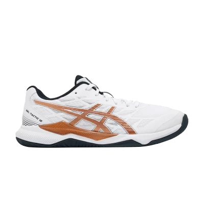 ASICS Gel Tactic 12 2E Wide 'White Pure Bronze'