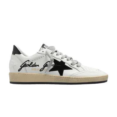 Golden Goose Wmns Ball Star 'White Black Embellishment'