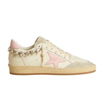 Golden Goose Wmns Ball Star 'White Crystal Chain'