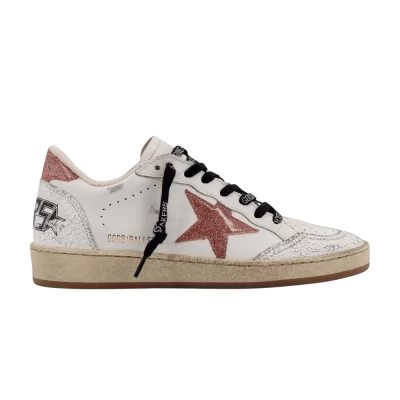 Golden Goose Wmns Ball Star 'White Peach'