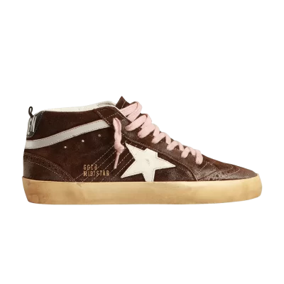 Golden Goose Wmns Mid Star 'Brown White'