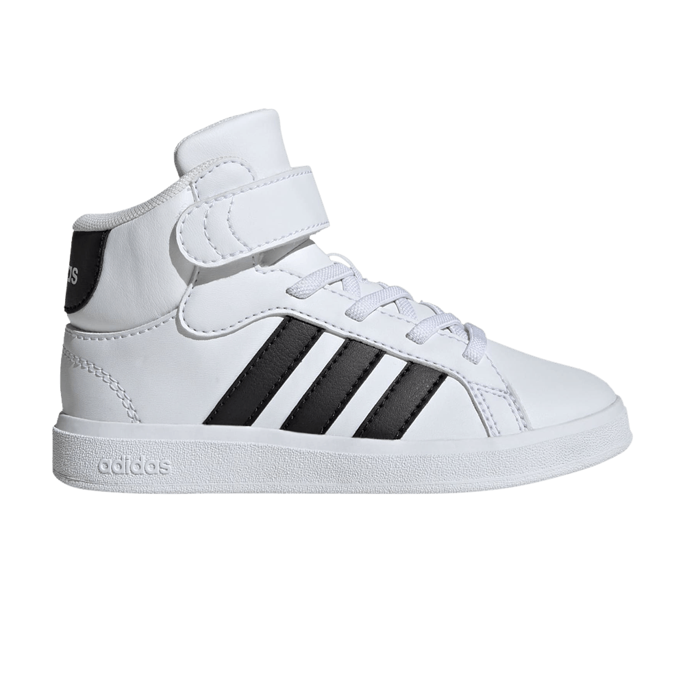 Adidas grand court black and white online