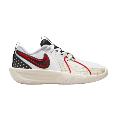 Nike GT Cut 3 GS 'White Black University Red'