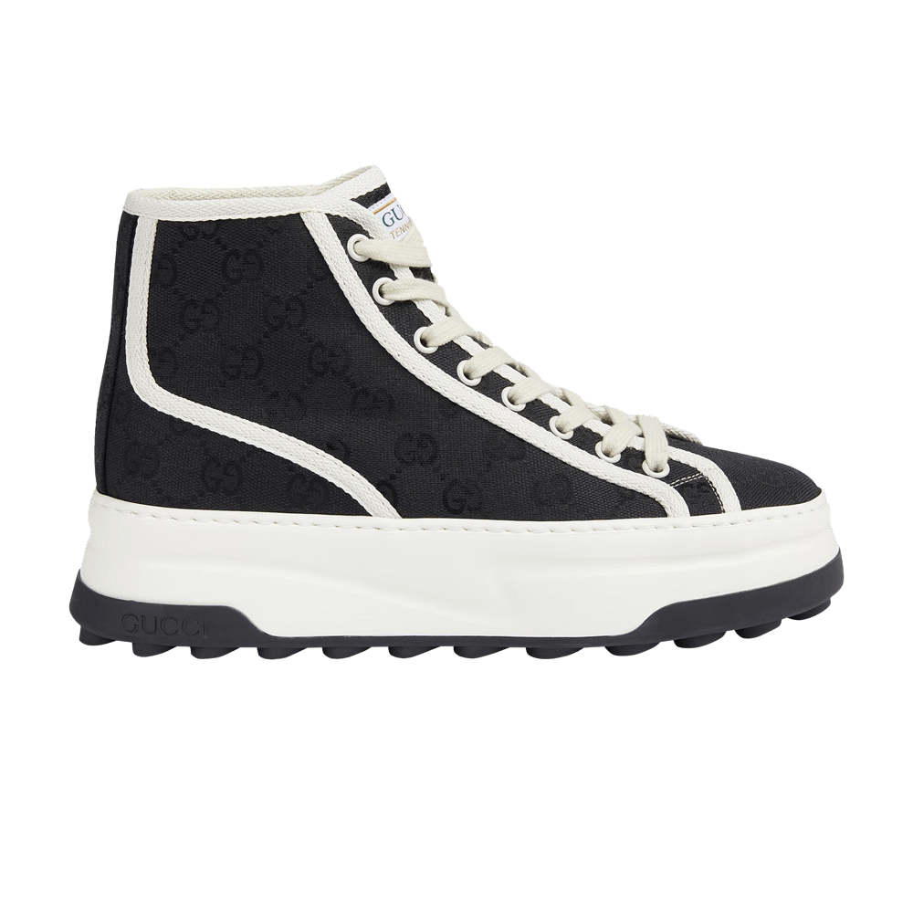 Кроссовки Gucci Wmns GG High 'Interlocking G - Black'