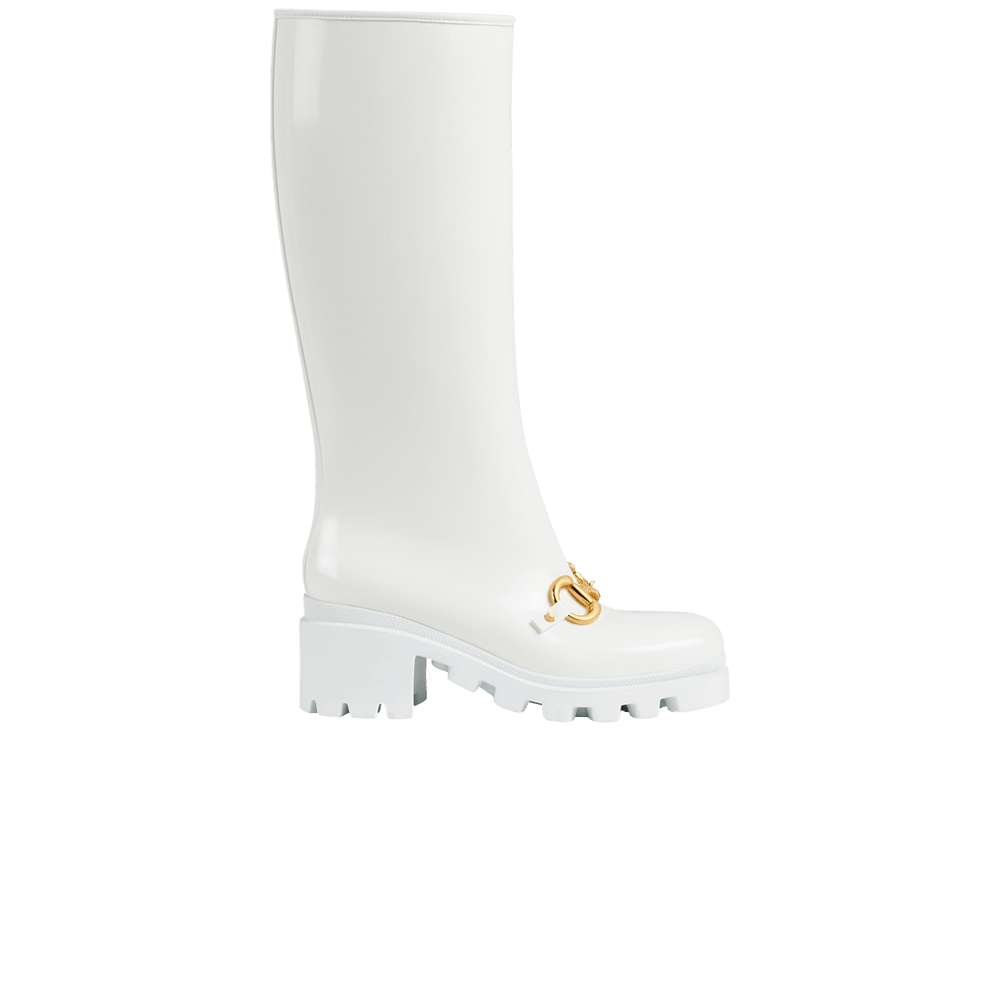 Кроссовки Gucci Wmns Horsebit Knee-High Boot 'White'