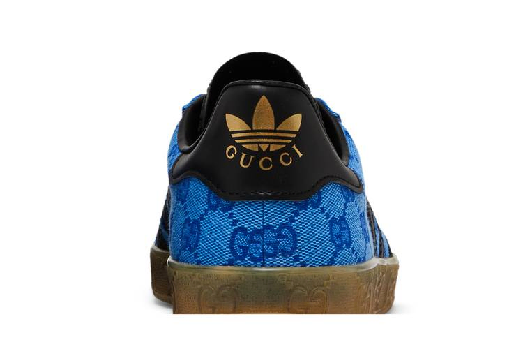 Кроссовки adidas Gucci x Gazelle 'Blue GG Monogram'