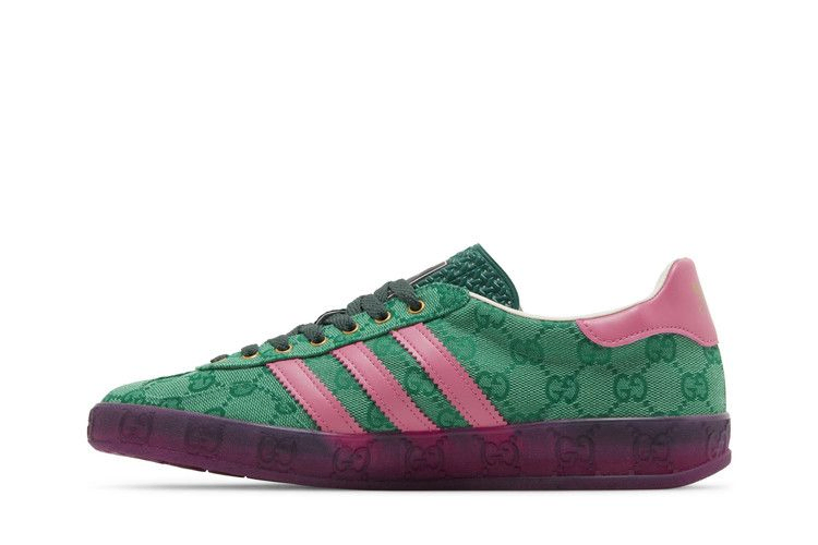Кроссовки adidas Gucci x Wmns Gazelle 'Green GG Monogram'
