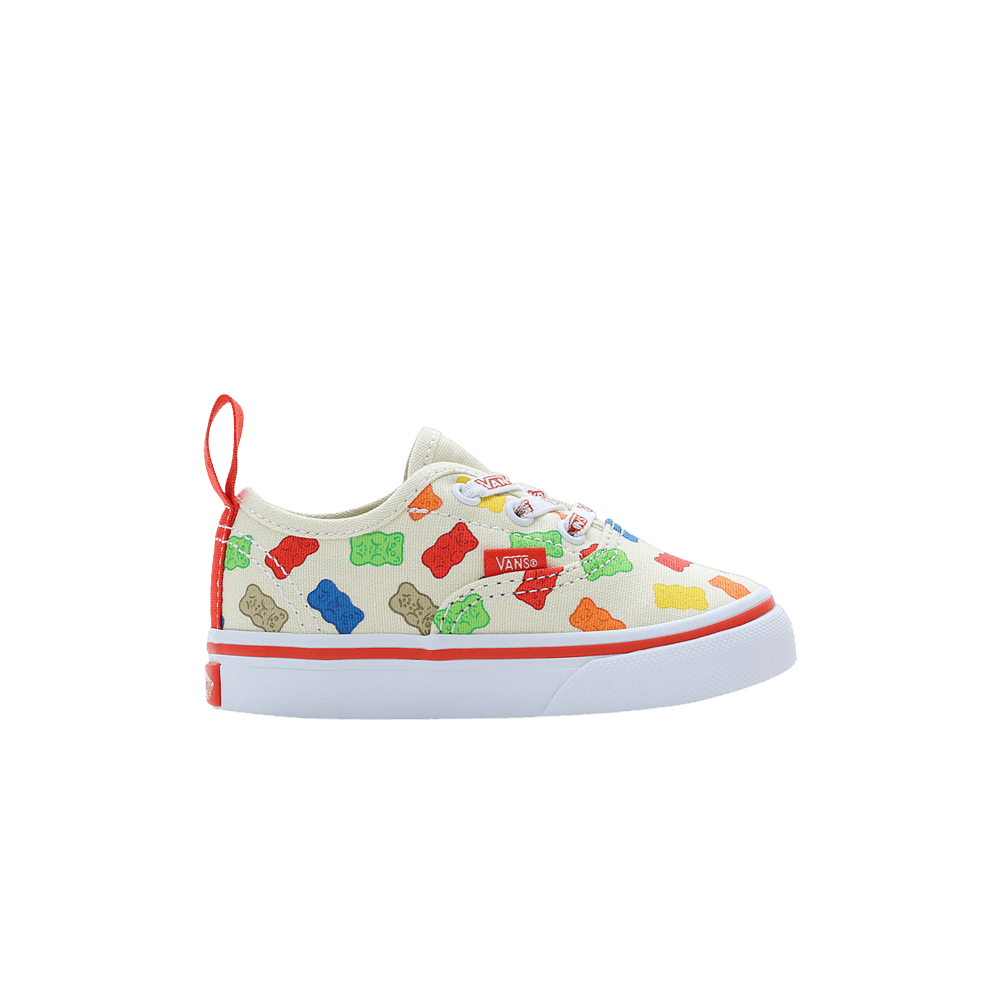 Кроссовки Vans Haribo x Authentic Elastic Lace Toddler 'Allover Goldbears Print'