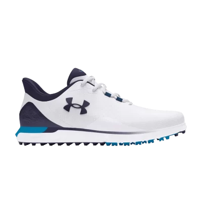 Under Armour HOVR Drive Fade Spikeless Golf Wide 'White Midnight Navy'