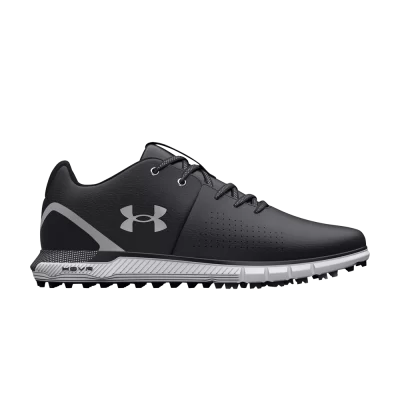 Under Armour HOVR Fade 2 Spikeless Golf 2E Wide 'Black Metallic Silver'