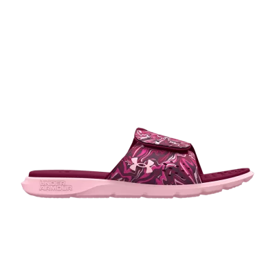 Under Armour Ignite Pro Graphic Strap Slide GS 'Charged Cherry Marble'