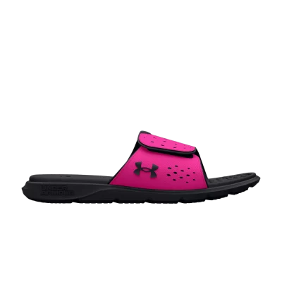 Under Armour Ignite Pro Slide GS 'Black Rebel Pink'