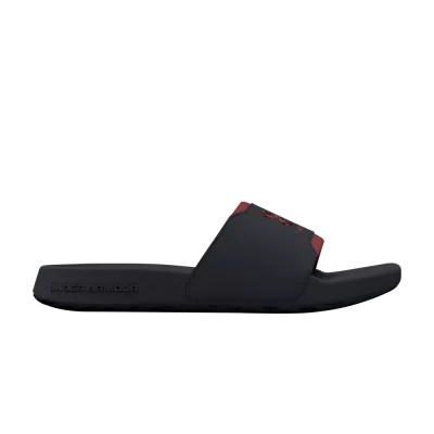 Under Armour Ignite Select Graphic Logo Slide 'Black Cinna Red'