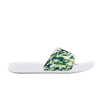 Under Armour Ignite Select Graphic Slide 'White Green Camo'