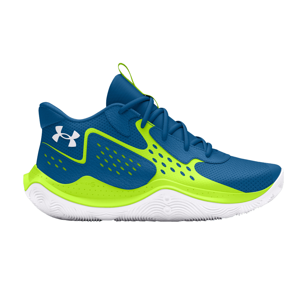 Кроссовки Under Armour Jet '23 GS 'Photon Blue High Vis Yellow'