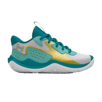 Under Armour Jet '23 PS 'Circuit Teal Metallic Gold'