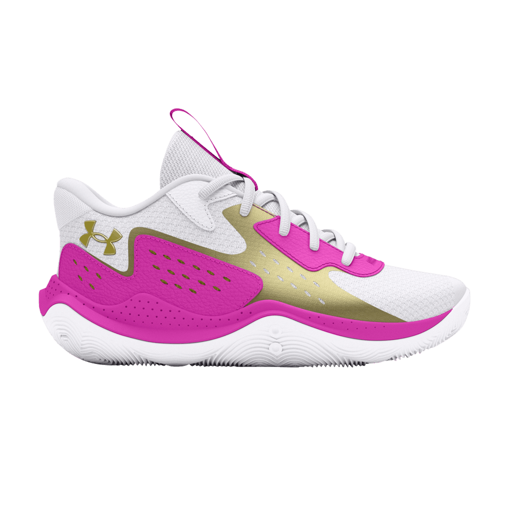 Кроссовки Under Armour Jet '23 PS 'Vivid Magenta Metallic Gold'
