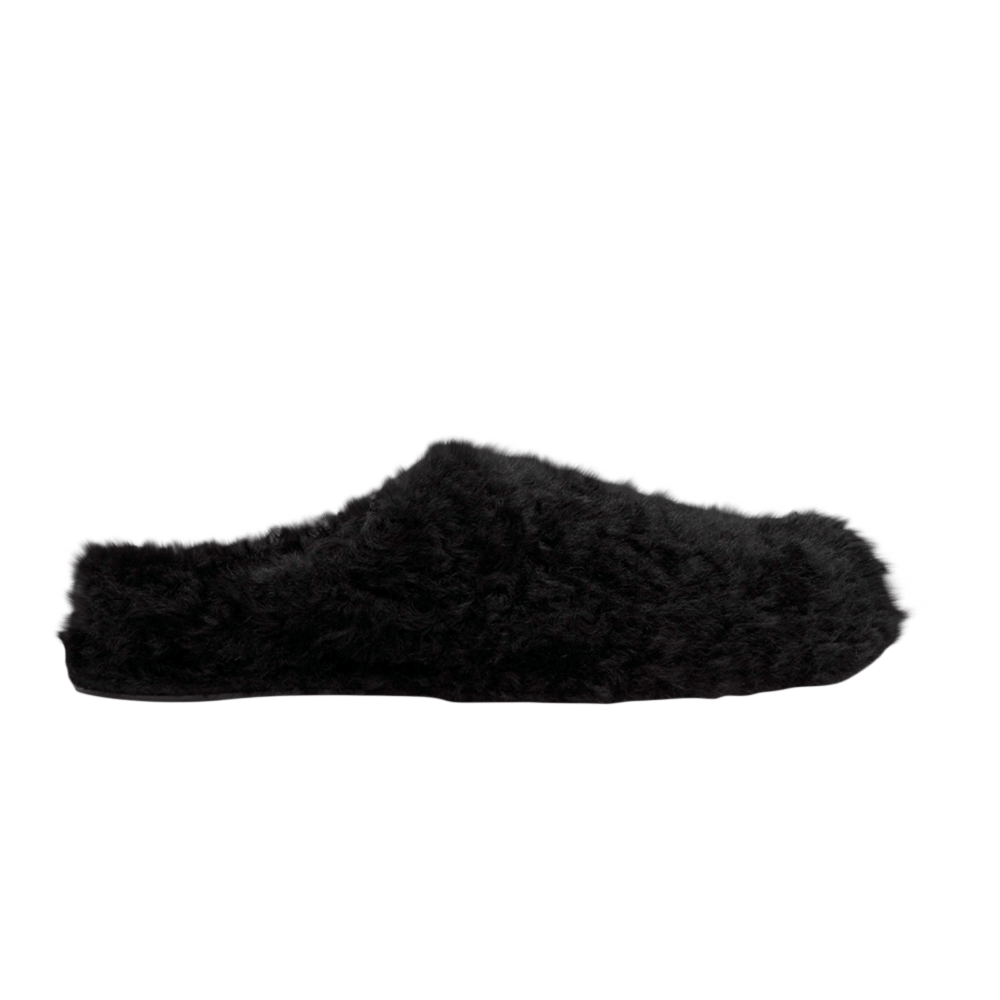 Jil Sander Wmns Shearling Slippers 'Black'