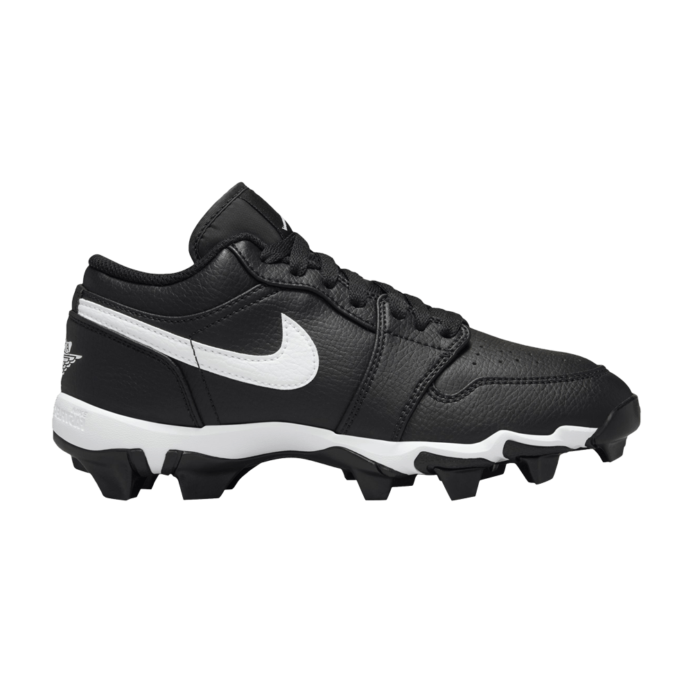 Кроссовки Air Jordan 1 Low Cleat GS 'Black White'