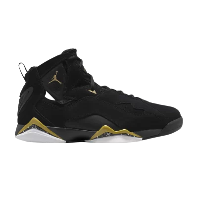 Air Jordan True Flight 'Black Metallic Gold Speckled'