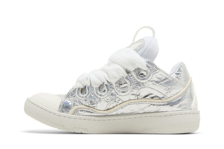 Кроссовки Lanvin Wmns Curb Sneakers 'Crinkled Metallic Leather'