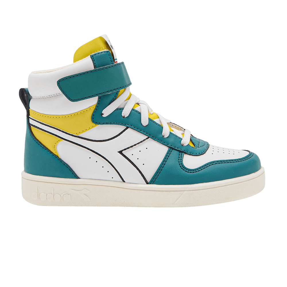 Кроссовки Diadora Magic Basket Mid Little Kid 'Deep Lake Passion Fruit'