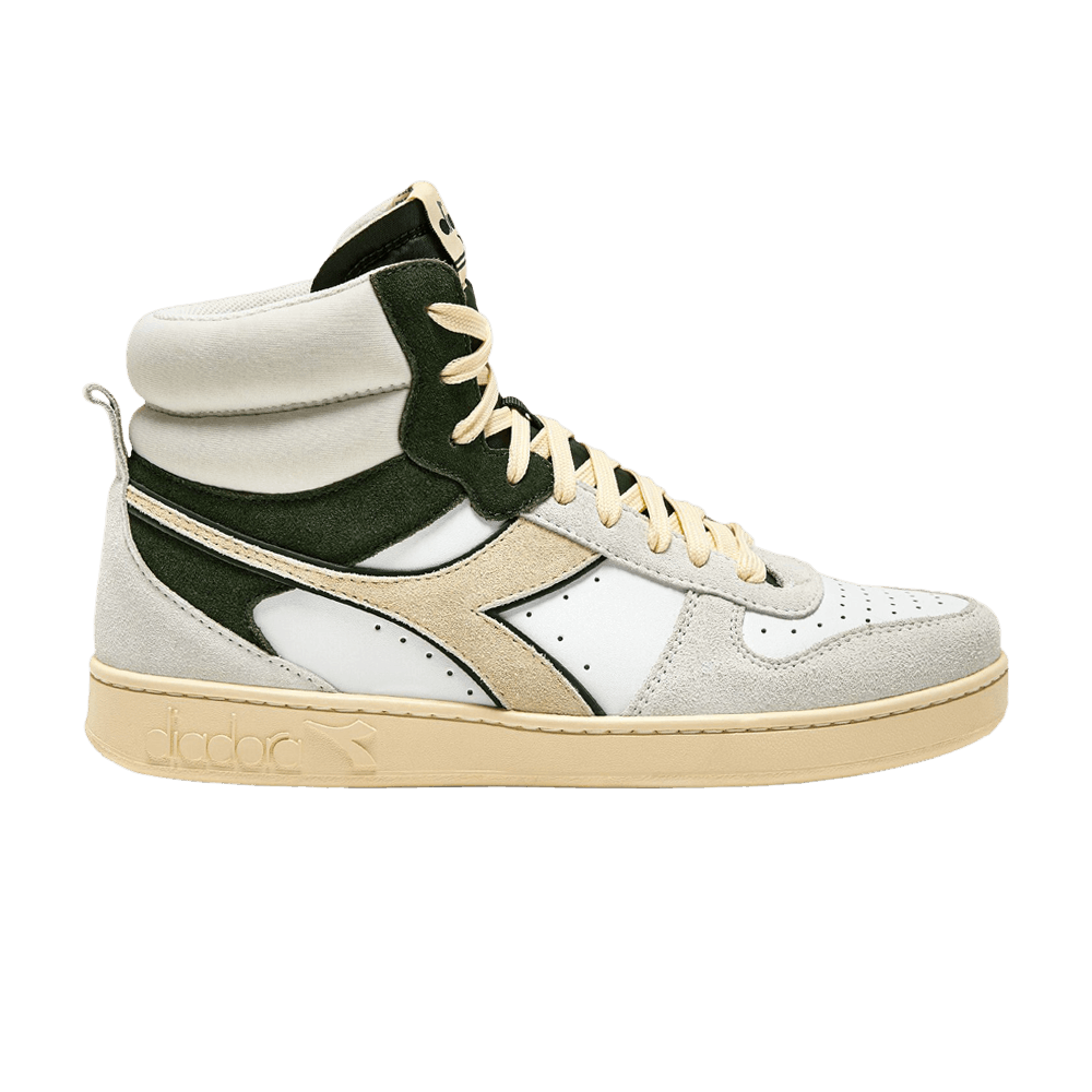 Кроссовки Diadora Magic Basket Mid 'White Kombu Green'