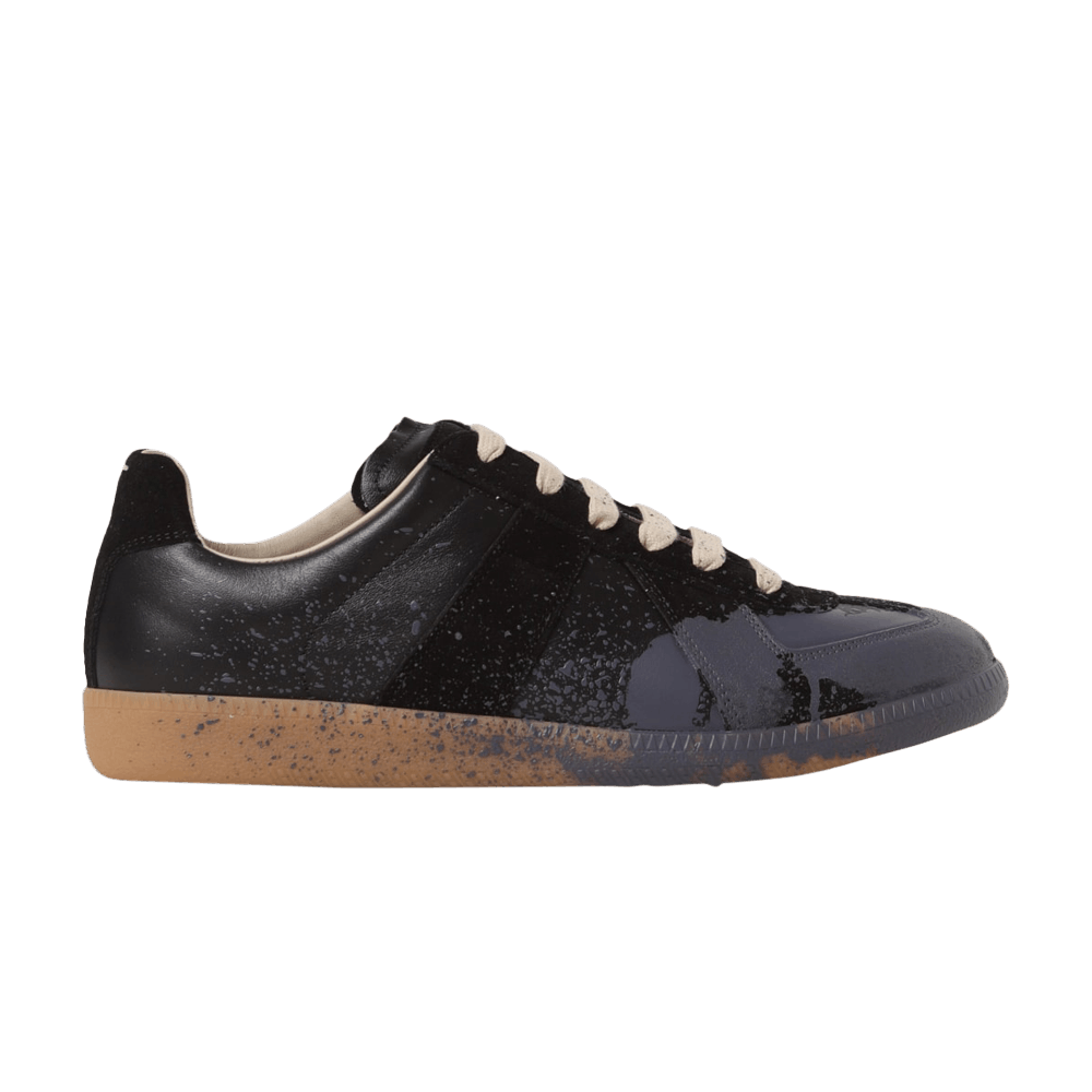 Кроссовки Maison Margiela Replica Low 'Paint Splatter - Black Pewter'