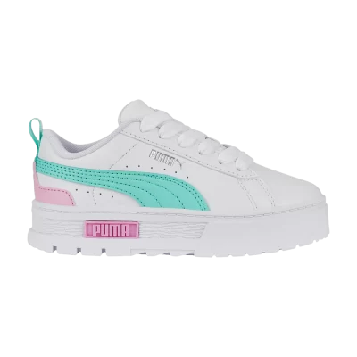 Puma Mayze Leather Little Kid 'White Mint'