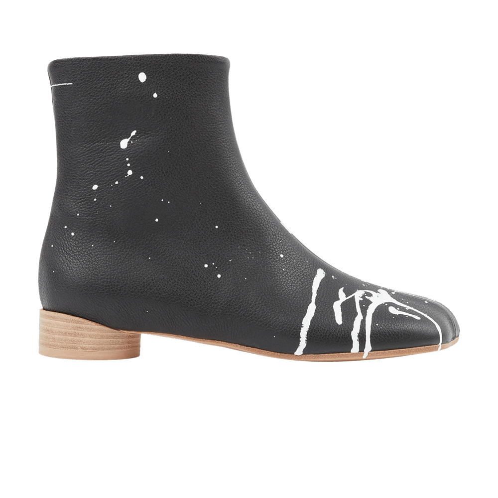 MM6 Maison Margiela Wmns Anatomic Ankle Boot 'Black Bright White'