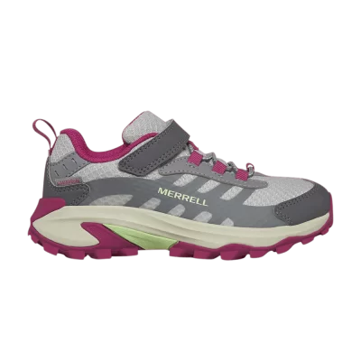 Merrell Moab Speed 2 Low AC WP Big Kid 'Grey Berry Mint'