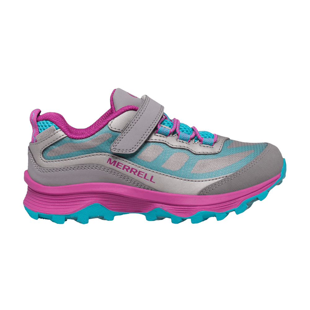 Кроссовки Merrell Moab Speed Low AC Big Kid 'Grey Turquoise Berry'