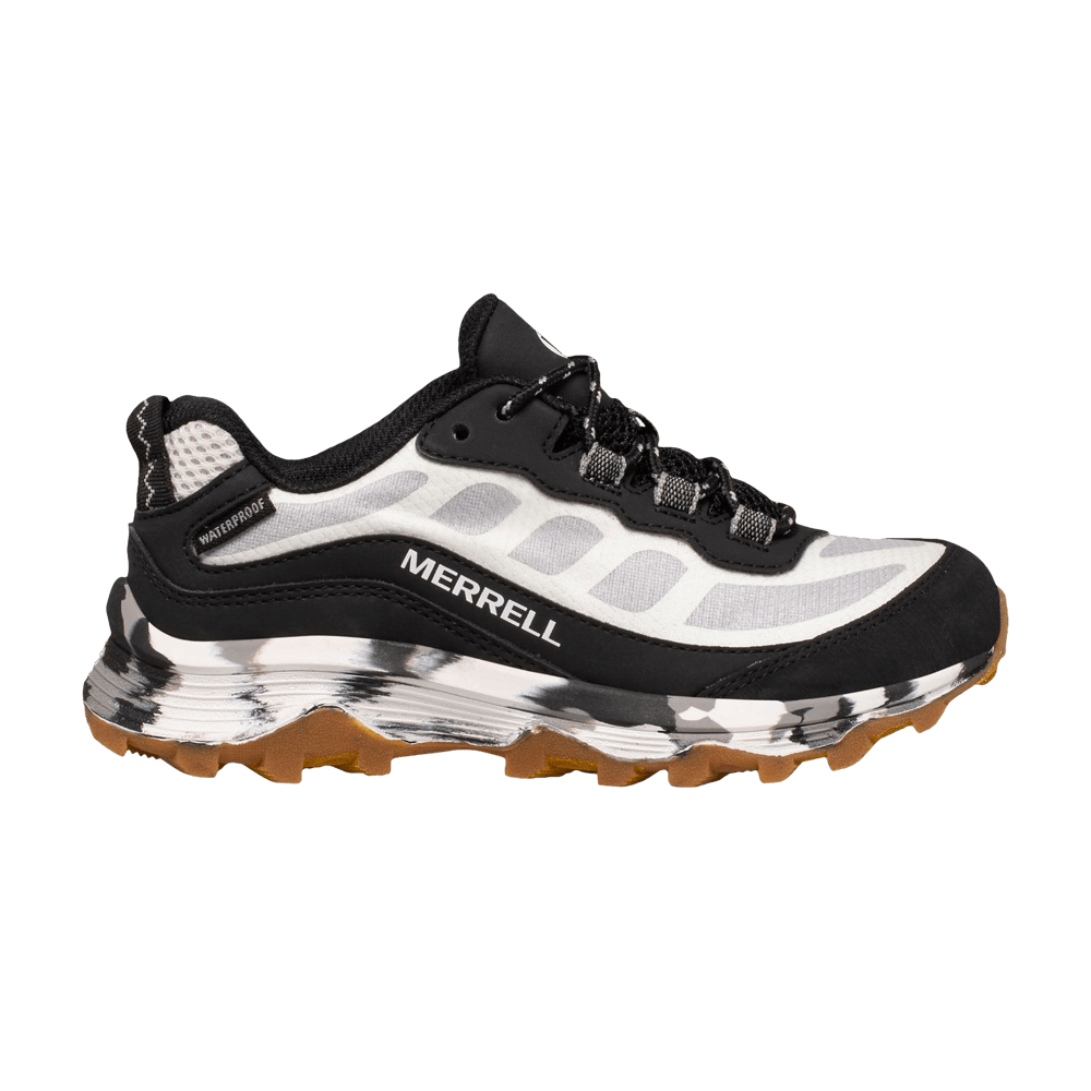 Кроссовки Merrell Moab Speed Low Big Kid 'Black White Gum'