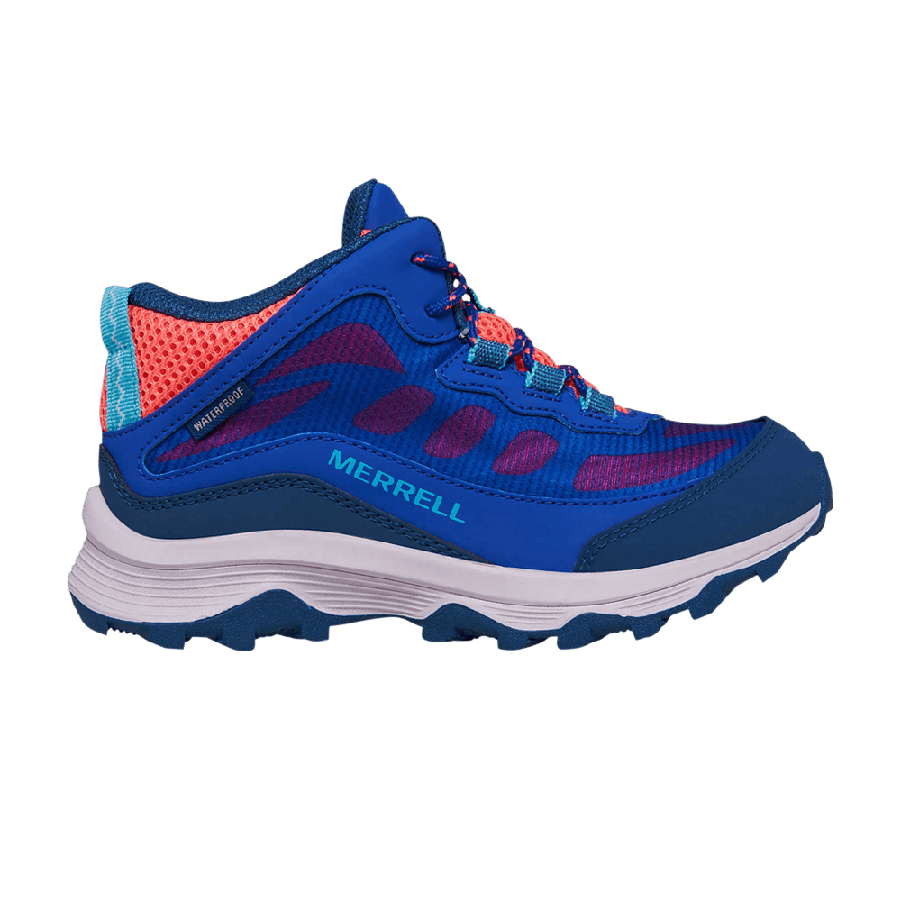 Кроссовки Merrell Moab Speed Mid Big Kid 'Blue Turquoise'