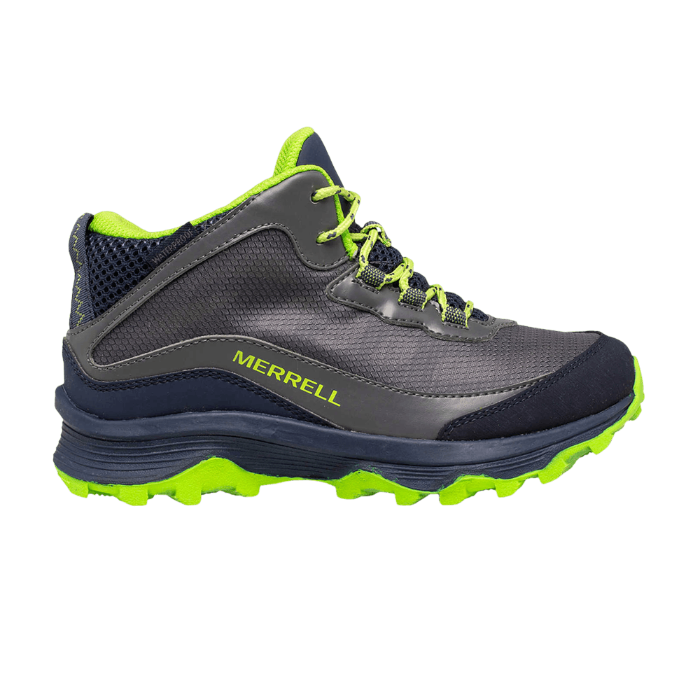 Кроссовки Merrell Moab Speed Mid Big Kid 'Navy Grey Lime'
