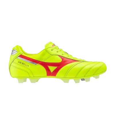 Mizuno Morelia 2 Made in Japan 'Safety Yellow Fiery Coral'